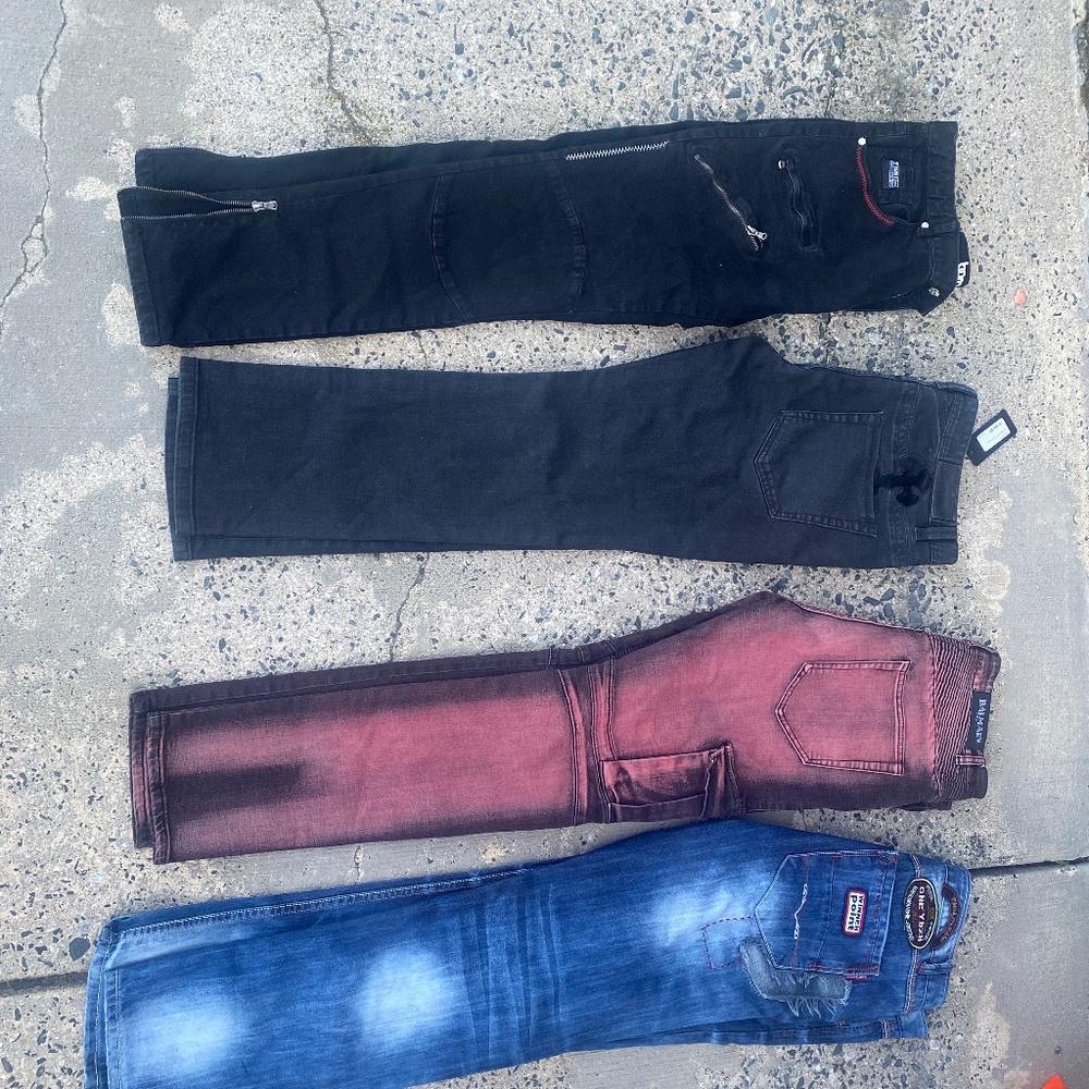 Men’s 38/32 designer jean bundle— super cool jeans